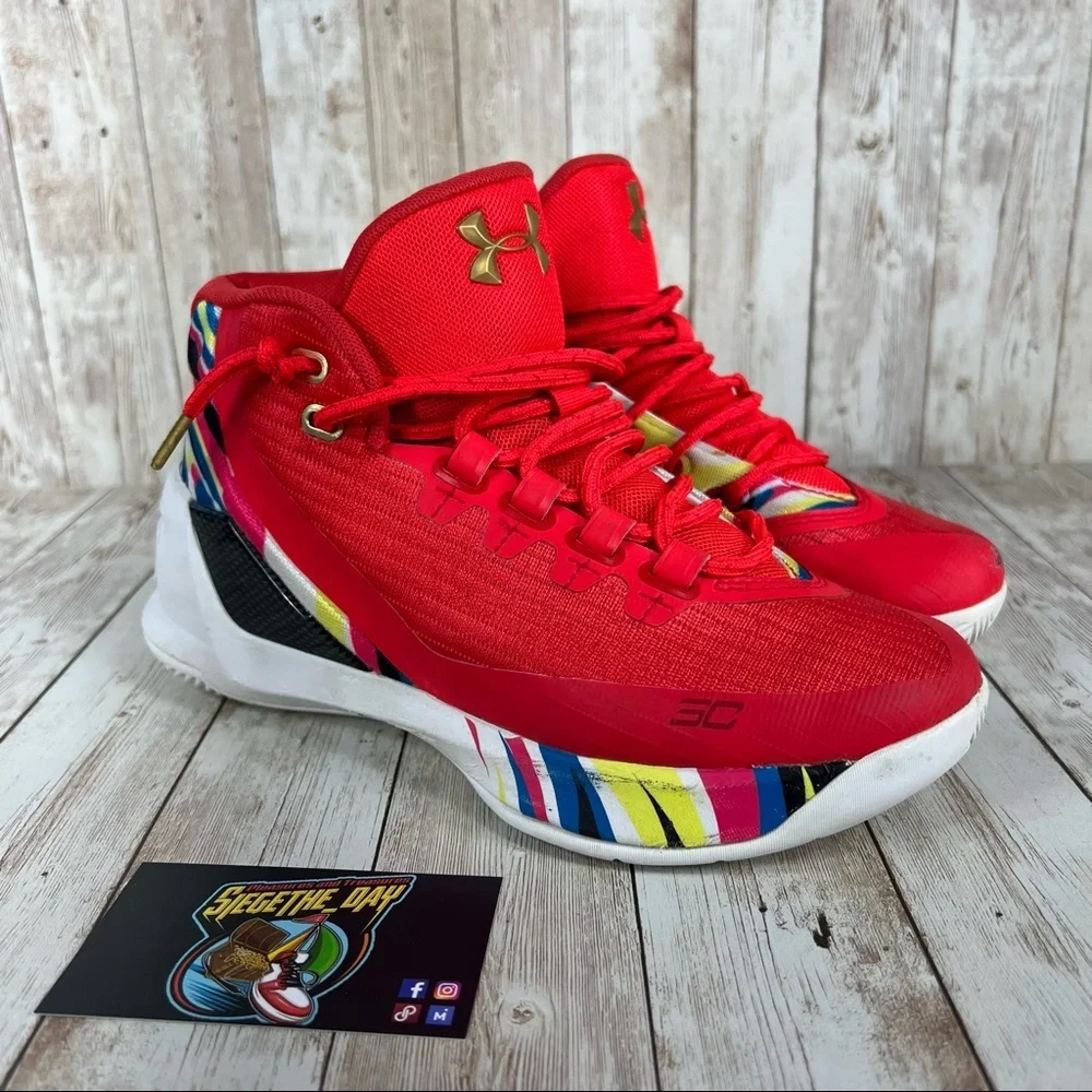 Under Armour Steph Curry 3 Chinese New Year basketball shoes - kids 4.5